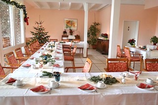 Feier im Gemeinschaftsraum Seniorenresidenz Latumer See